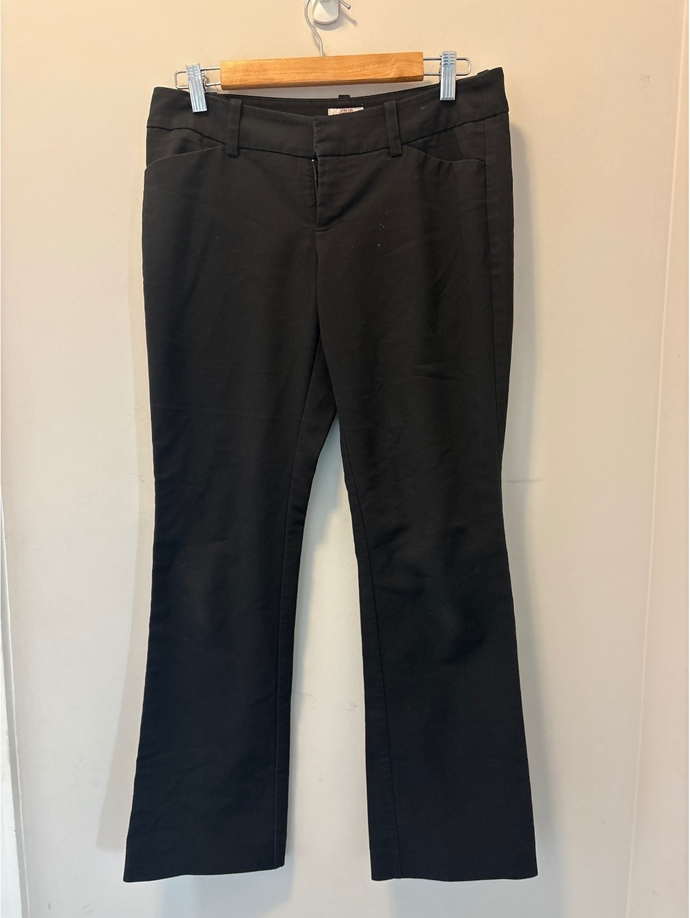 Merona Women's Black Stretch Modern Coupe Pants Size 6